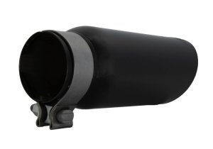 Ford Ranger Performance Exhaust - Ford Racing - Exhaust Tip, 4 in., Double-Wall, 304 Stainless Steel - Black Chrome - `19-`23